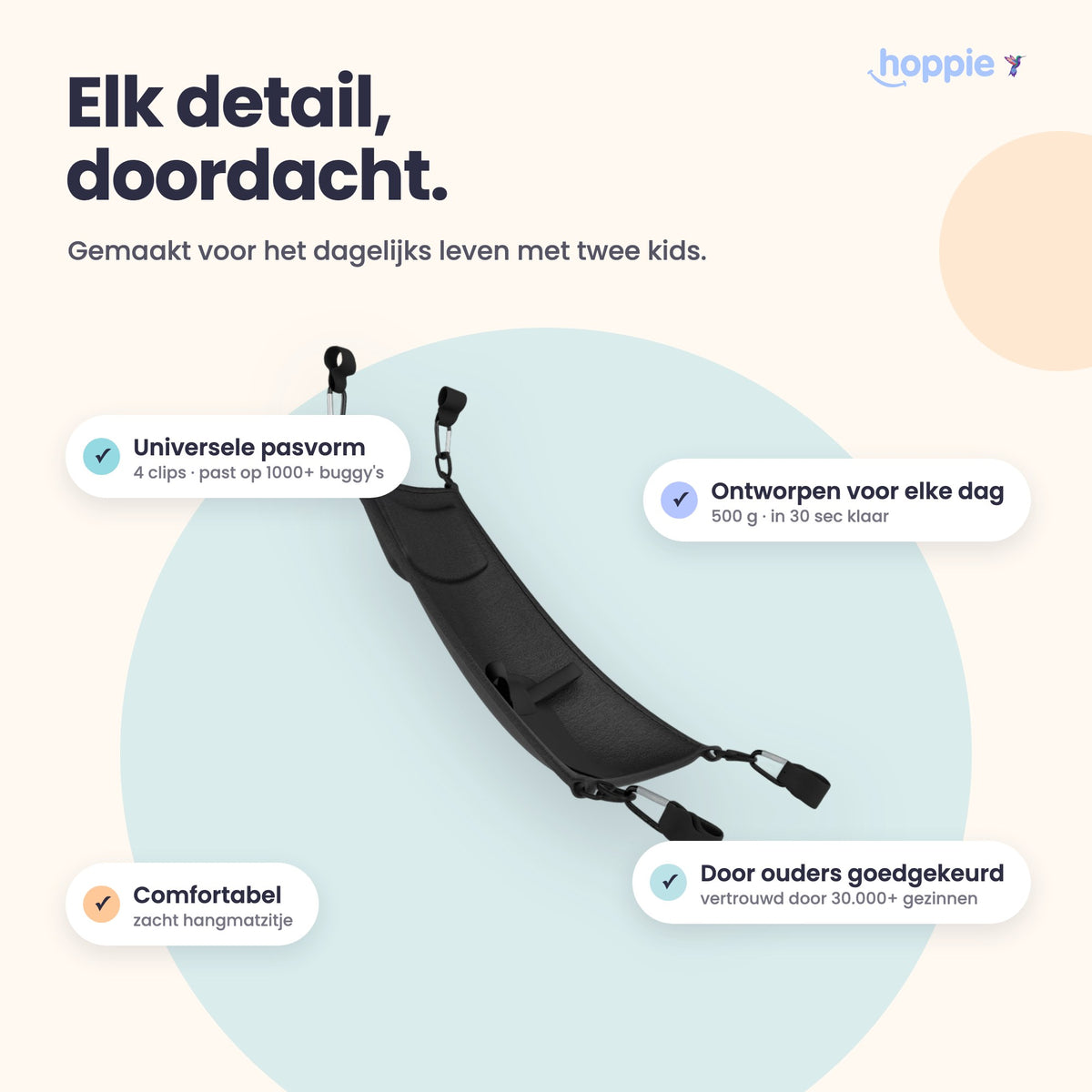 Hoppie – Elk detail, doordacht. Gemaakt voor het dagelijks leven met twee kids.