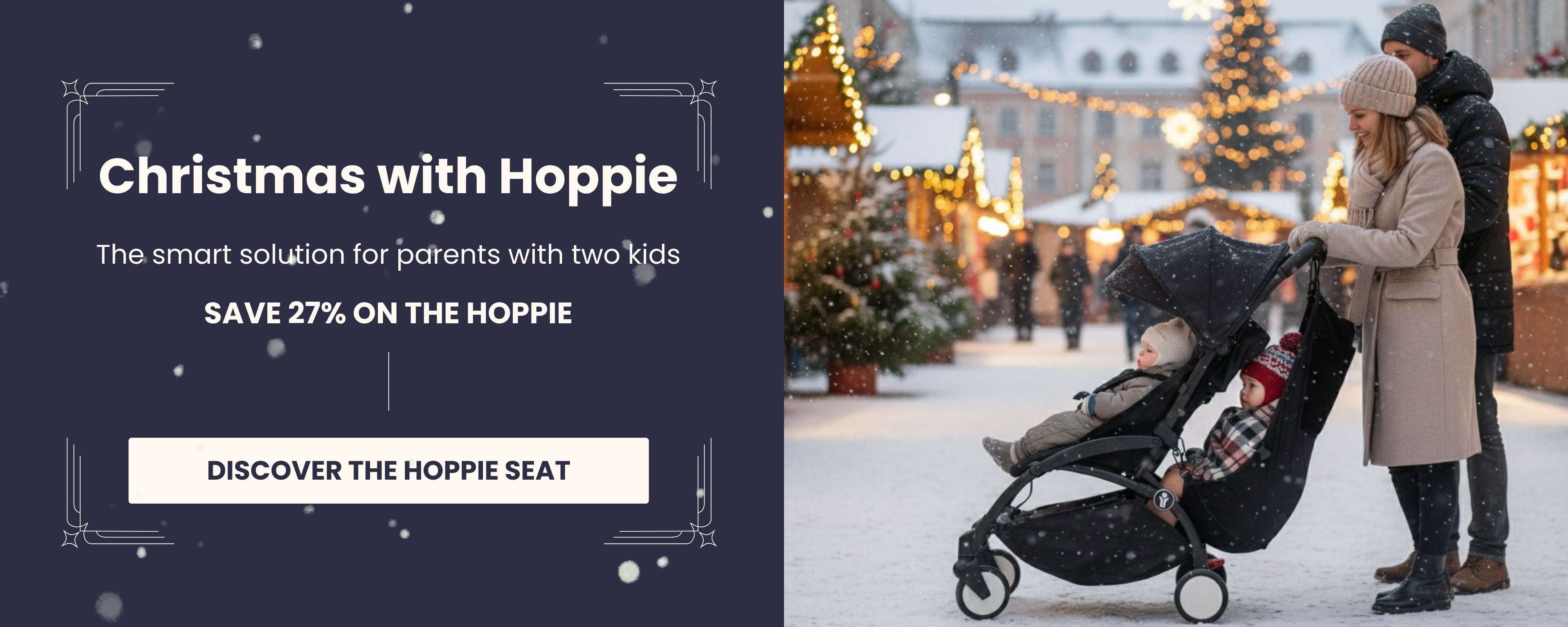 Hoppie – 幼児とベビーカーのためのスマートな追加シート