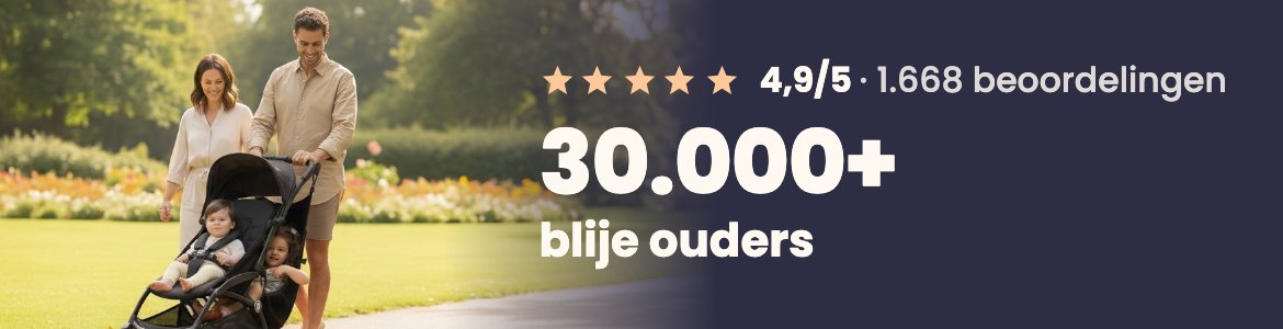 Beoordeeld met 4,9/5 door 30.000+ ouders